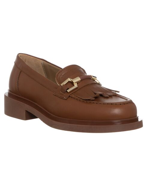 Mocassins en Cuir Zoé marron