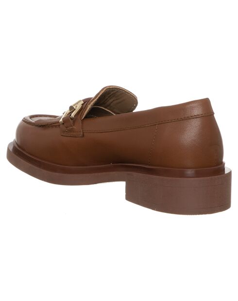 Mocassins en Cuir Zoé marron