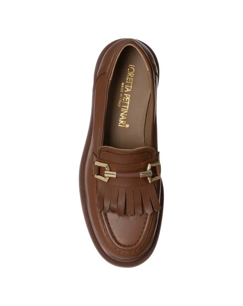 Mocassins en Cuir Zoé marron