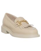 Mocassins en Cuir Clara beiges