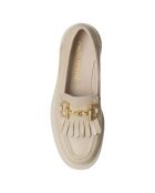 Mocassins en Cuir Clara beiges