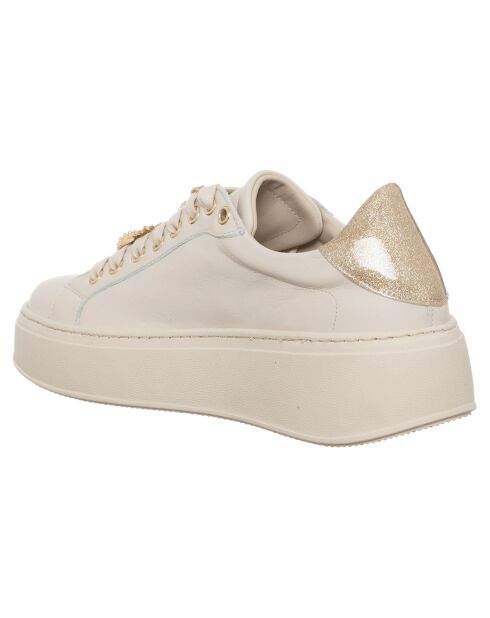 Sneakers en Cuir Maé ivoire