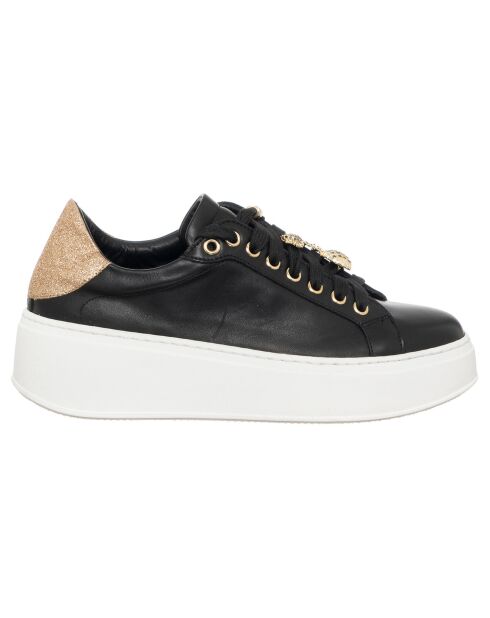 Sneakers en Cuir Maé noires