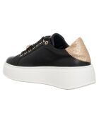 Sneakers en Cuir Maé noires