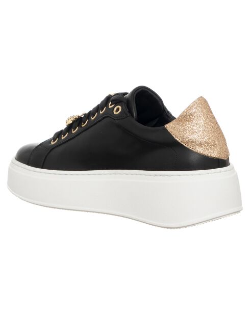 Sneakers en Cuir Maé noires