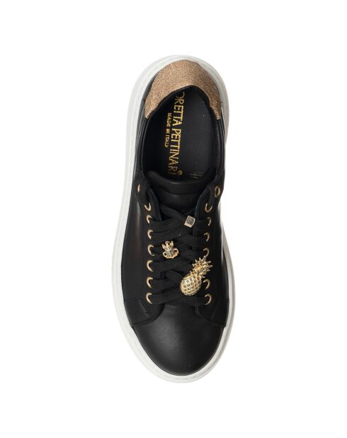 Sneakers en Cuir Maé noires