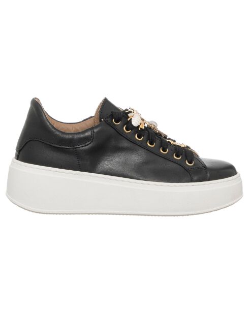 Sneakers en Cuir Gabrielle noires