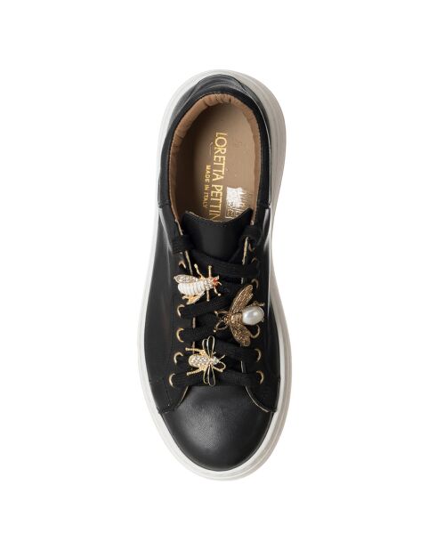 Sneakers en Cuir Gabrielle noires