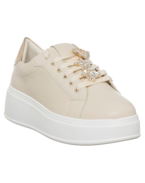 Sneakers Agathe beiges