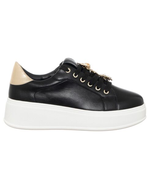 Zwart/gouden Agathe sneakers