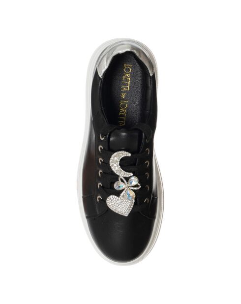 Zapatillas Laure negras/plateadas