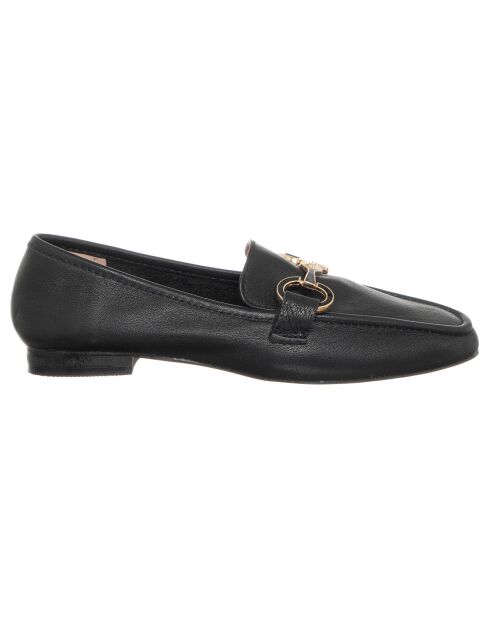 Mocassins en Cuir Bérénice  noirs