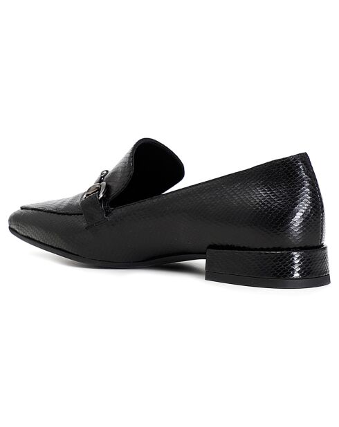 Mocassins en Cuir Dania noirs