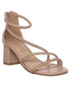 Sandales Angèle beige rosé