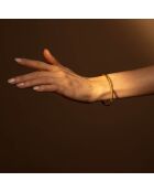 Bracelet Torsade or jaune