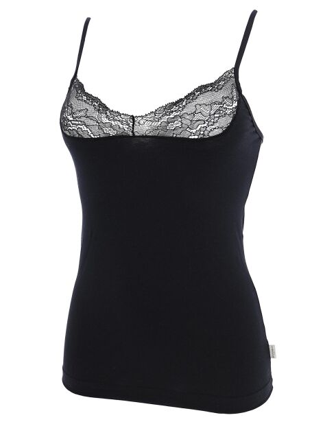 Top en coton Eva noir