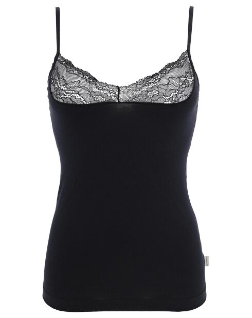 Top en coton Eva noir