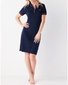 Chemise de nuit Elise bleu marine