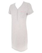 Chemise de nuit Charlotte gris clair