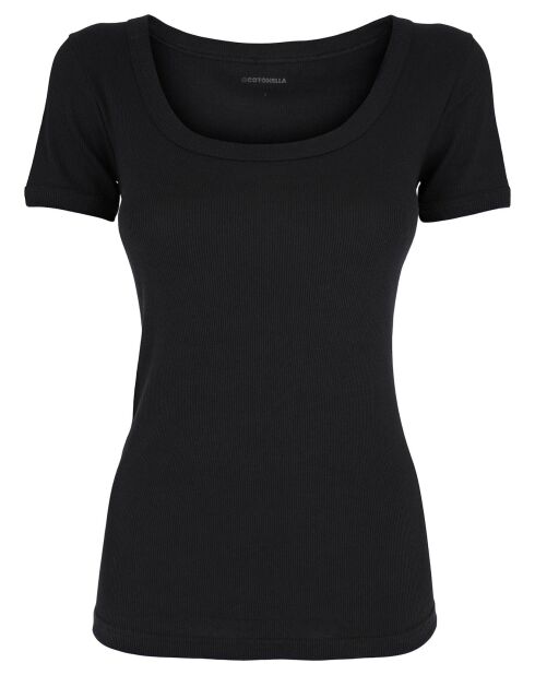 T-Shirt col rond Anais noir