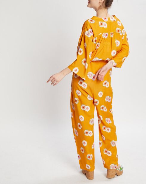 Combinaison Paquerette jaune moutarde
