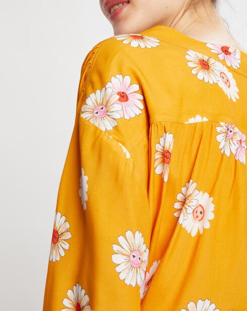 Combinaison Paquerette jaune moutarde
