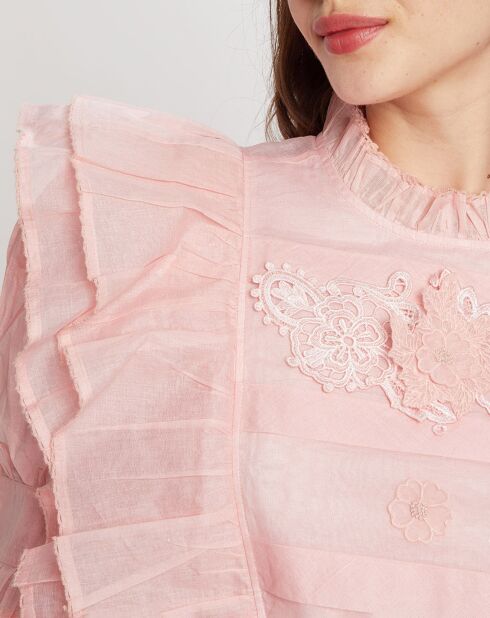 Blouse Religieuse rose