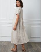 Robe 100% Lin Gorginia beige