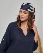 Robe 100% Lin Helvia marine
