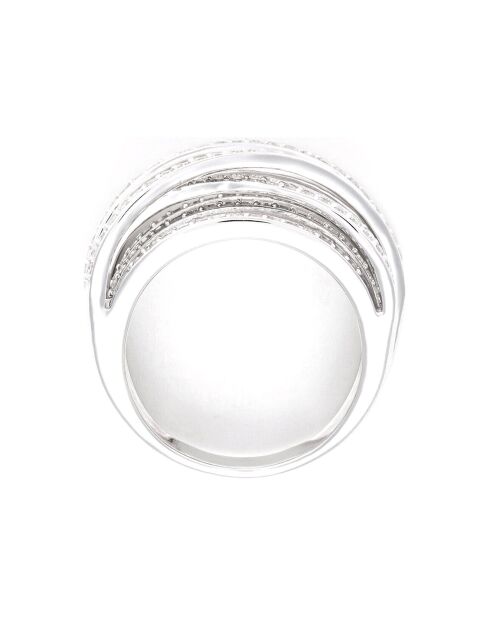 Bague New Entrelacs Candides Diamants 0.99 ct or blanc