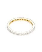 Bague Tour Complet Lumineux Diamants 0.4 ct or jaune