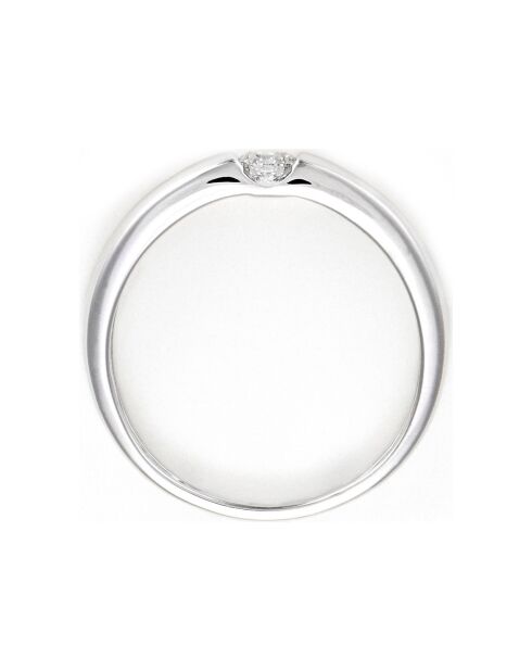 Bague Solitaire Calabria Diamants 0.19 ct or blanc