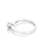Bague Brillant Lucia Diamants 0.17 ct or blanc