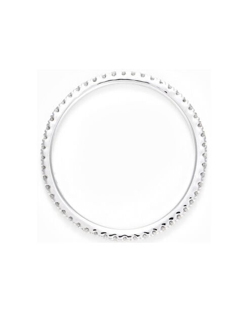 Bague Belle Alliance Tour Complet Diamants 0.16 ct or blanc