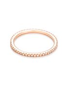 Bague Belle Alliance Tour Complet Diamants 0.16 ct or rose