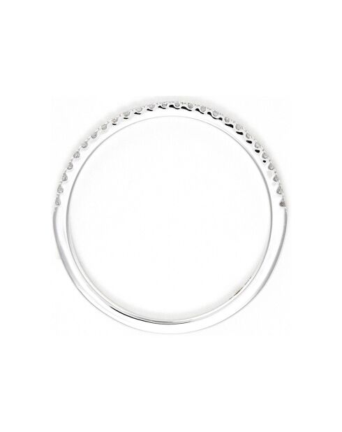 Anello con diamanti Belle Alliance in oro bianco 0,08 ct
