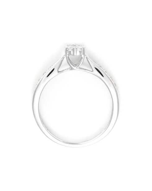 Bague A Tout Jamais en Or blanc & Diamants 0.25 ct