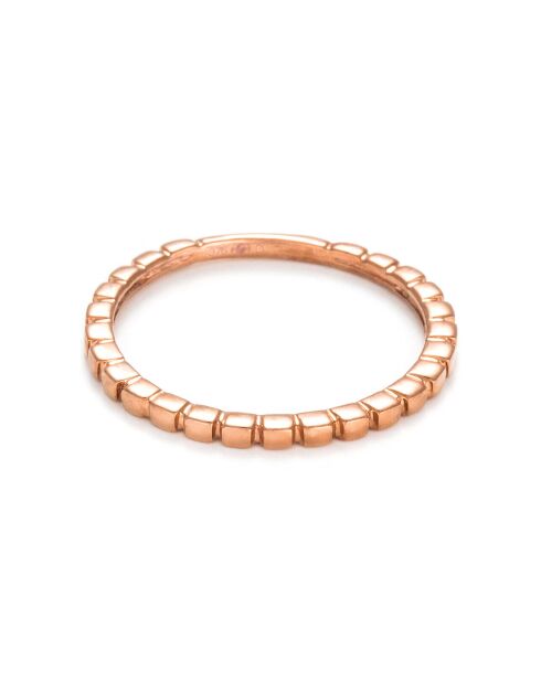 4 Harmony diamanten ringen 0,16 kt driekleurig goud