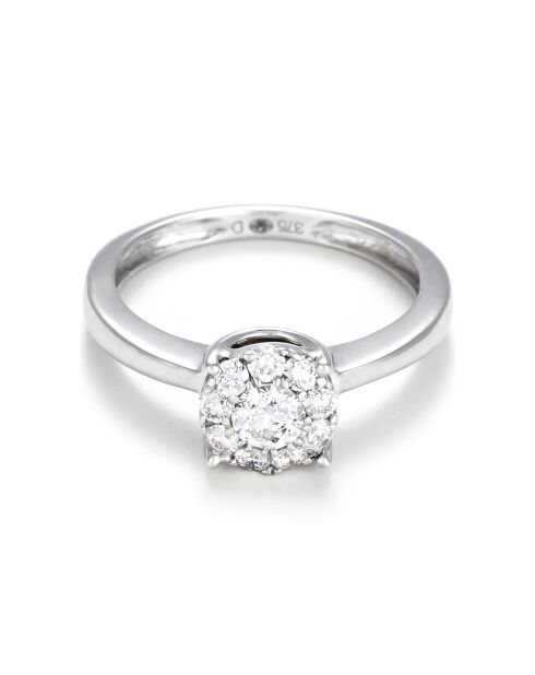 Luciana Briljante diamanten ring 0,5 kt witgoud