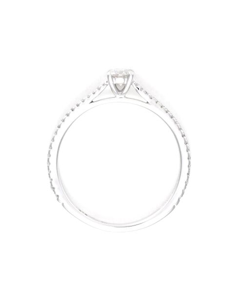Bague Solitaire Royal Diamant 0.3 ct or blanc