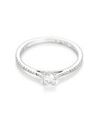 Bague Solitaire Royal Diamant 0.3 ct or blanc