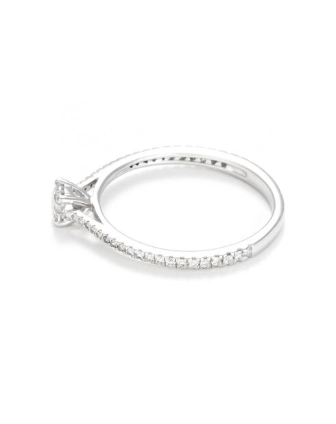 Bague Solitaire Royal Diamant 0.3 ct or blanc
