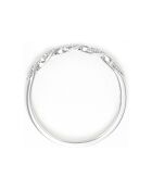 Bague Eternelle Torsade Diamants 0.05 ct or blanc