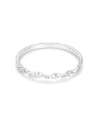 Bague Eternelle Torsade Diamants 0.05 ct or blanc