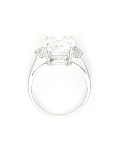 Bague Elif Topazes blanches 5.94 ct or blanc