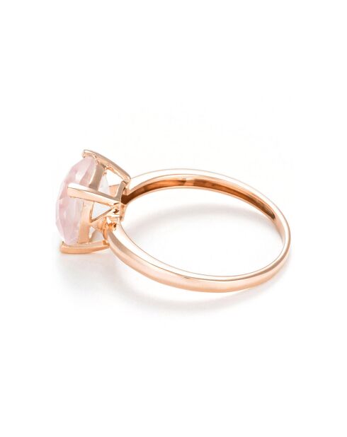 Bague Quartz Unique Quartz 2.10 cts or rose