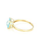 Bague Topaze Unique Topaze 2.67 ct or jaune