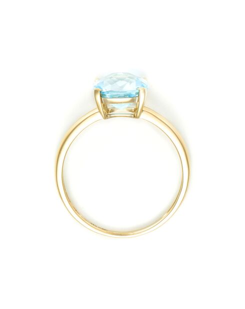 Bague Topaze Unique Topaze 2.67 ct or jaune