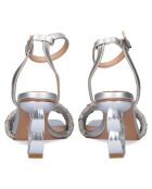 Sandales Lilou argentées - Talon 7,5 cm