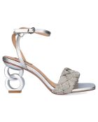 Sandales Lilou argentées - Talon 7,5 cm
